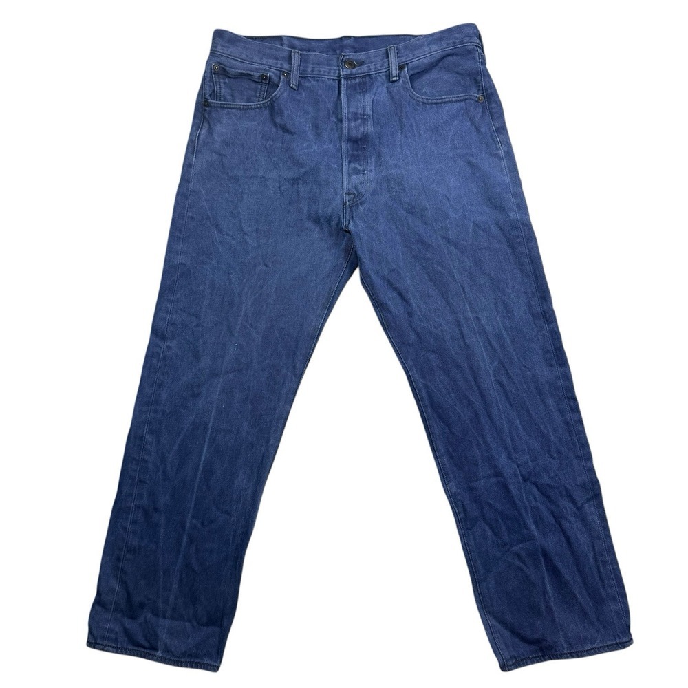 Levi's 501XX Jeans Mens 36x30 Dark Wash Button Fly Straight Grunge Baggy Midrise